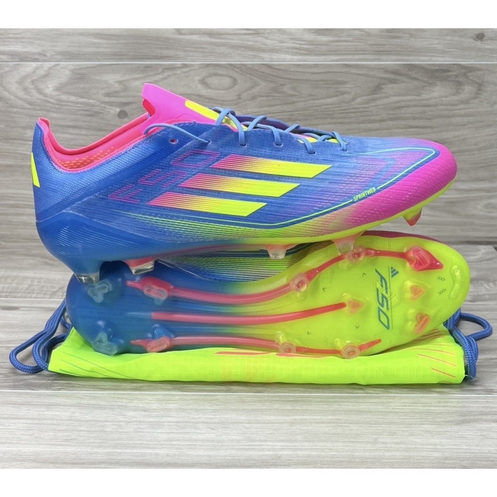 Adidas Adizero F50 Elite FG 'Celestial Victory Pack' Pink Blue Men's 13.5 IE1201